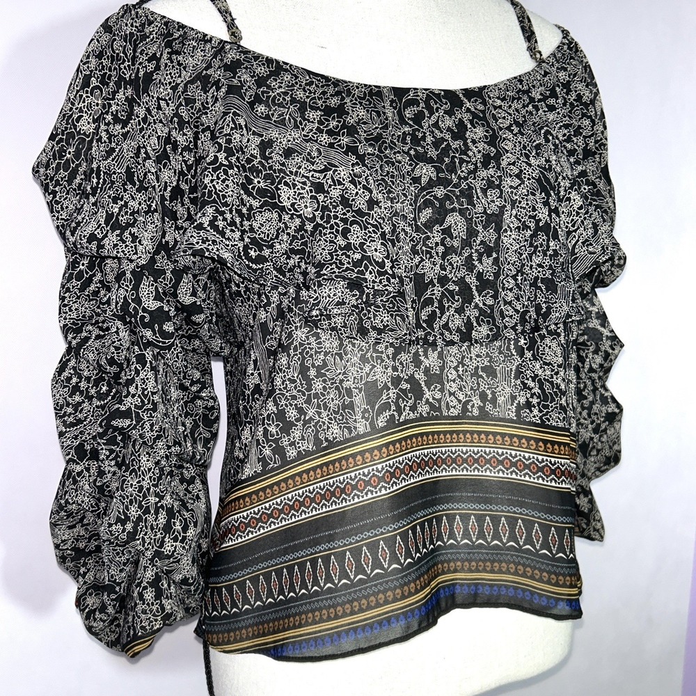 Misa Reformation Fiora Top Shopbop Blouse Sheer Blouse XS